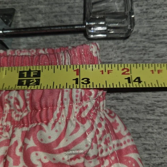 Spicy Tuna Swim Trunks Shorts Pink Paisley Pattern Men's Size Medium Pockets - Picture 4 of 9